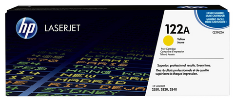 HP 122A Yellow LaserJet Toner Cartridge- Q3962A