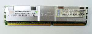 HYNIX 4GB Server DIMM DDR2 PC5300 Memory Module- HYMP151F72CP8D5-Y5