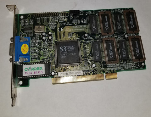 S3 N1A3BD Virge On Board PCI Video Card- 86C325