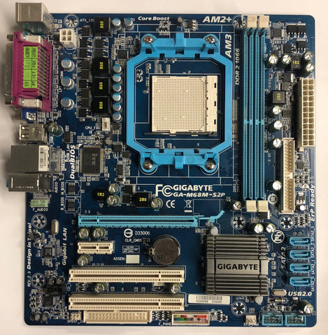 Gigabyte GA-M68M-S2P Desktop microATX Motherboard