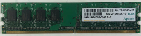 Apacer 78.01G9O.425 1GB DDR2 Desktop RAM Memory