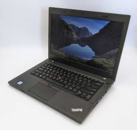 Lenovo ThinkPad L470 Laptop- 240GB SSD, 8GB RAM, Intel i5-6300U, Windows 10 Pro