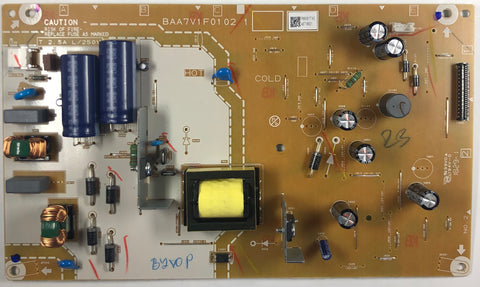 Philips 43PFL5603/F7 4K LED TV BAA7V1F0102 Power Supply Board- AA7V1021