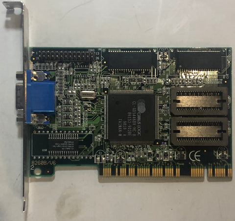 Cirrus Logic CL-GD5446BV-HC-B 1MB PCI Graphics Card- CLVGA54PCI
