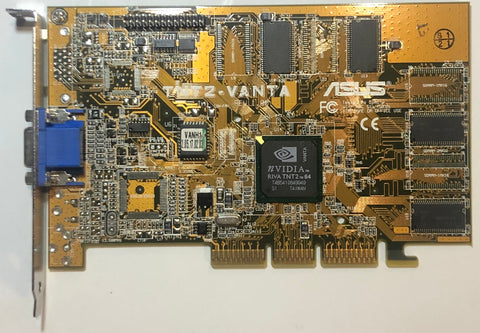Asus TNT2-Vanta 8MB AGP Graphics Card