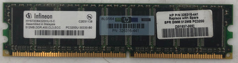 Infineon HYS72D64320HU-5-C 512MB DDR Server RAM Memory