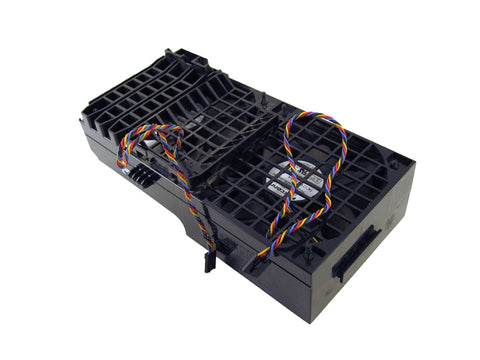 Dell Precision T5500 Workstation Desktop Dual Fan Assembly- HW856