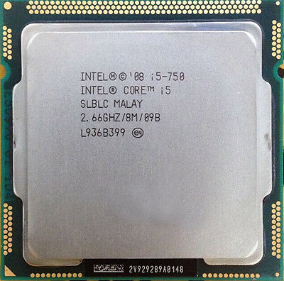 Intel Core i5-750 Desktop CPU Processor- SLBLC