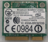 Dell Inspiron 1545 Laptop BCM94312HMG Half Mini Wireless Card- FR016