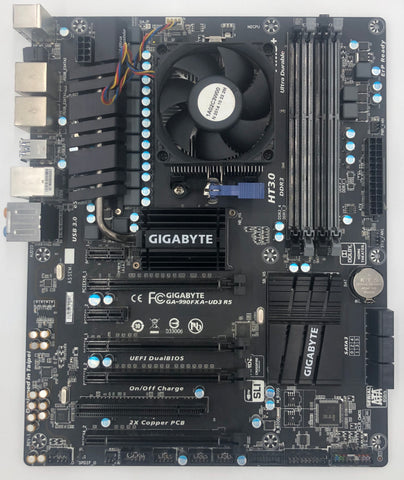 Gigabyte GA-990FXA-UD3 ATX Desktop Motherboard Assembly