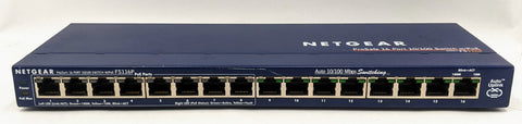 Netgear ProSafe FS116P 16-Port PoE Network Switch