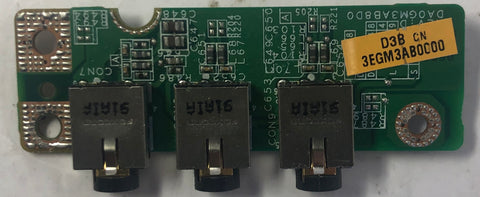 Dell Studio 1737 Laptop DA0GM3AB8D0 Audio Board- NU330