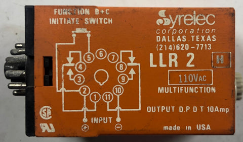 Syrelec Crouzet LLR 2 Timing Relay Control
