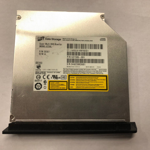 HP Pavilion MS225 All-In-One Desktop GT20L Super Multi DVD Rewriter- 537385-001