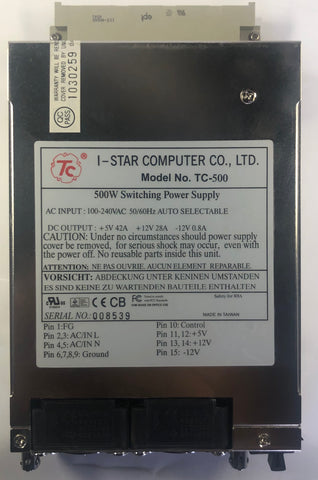I-Star TC-500 500W Switching Power Supply