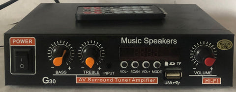 HiFi Stereo G30 AV Surround Tuner Amplifier