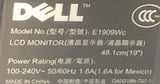 Dell E1909Wc 19" Widescreen LCD Monitor