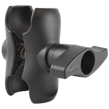 RAM Mounts 9001932 Short Length Double Socket Arm Mount- RAM-D-201U-C