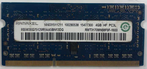 Ramaxel RMT3170MN68F9F-1600 4GB DDR3 Laptop RAM Memory
