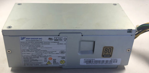 Lenovo ThinkCentre M93p Desktop FSP240-40SBV 240W Power Supply- 54Y8921