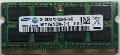 Samsung M471B5273CH0-CH9 4GB DDR3 Laptop RAM Memory