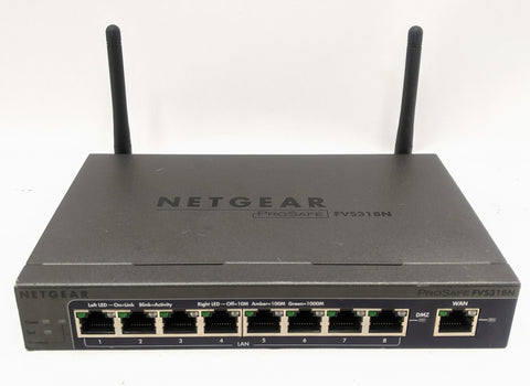Netgear ProSafe Wireless-N 8-Port Gigabit VPN Firewall- FVS318N