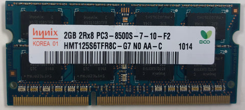 Hynix HMT125S6TFR8C-G7 2GB DDR3 Laptop RAM Memory