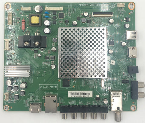 Vizio D40-D1 LED TV 715G7911-M02-000-004T Main Board- XFCB02K074010Q