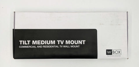 W Box Technologies Commercial and Residential Tilt Medium TV Mount- 0E-100T2352