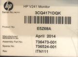 HP V241 23.6" LED Backlit Monitor