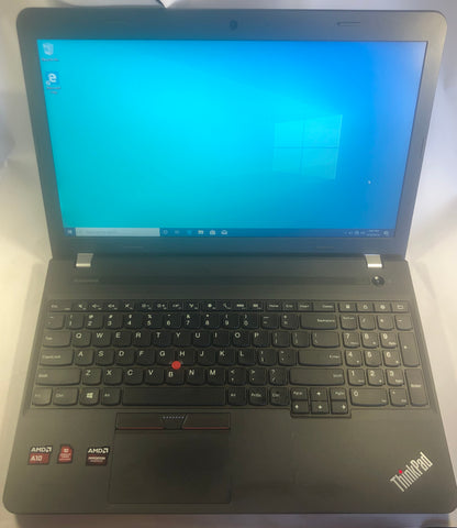 Lenovo ThinkPad E555 Laptop- 240GB SDD, 8GB RAM, AMD A10-7300 CPU, Windows 10 Pro