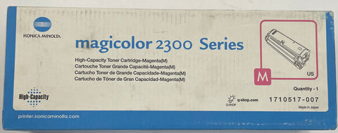 Konica Minolta Magicolor 2300 Series Magenta High Capacity Toner Cartridge- 1710517-007