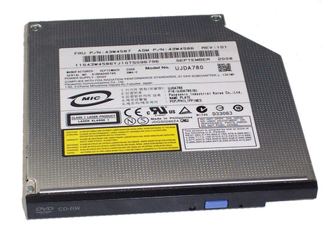 IBM Systems x3650 Server CD-RW/DVD UltraSlim Enhanced Drive- 43W4587
