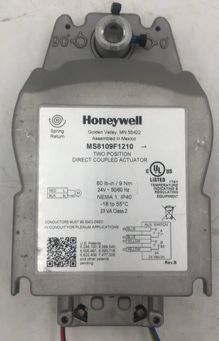 Honeywell MS8109F1210 2-Position Direct Coupled Actuator