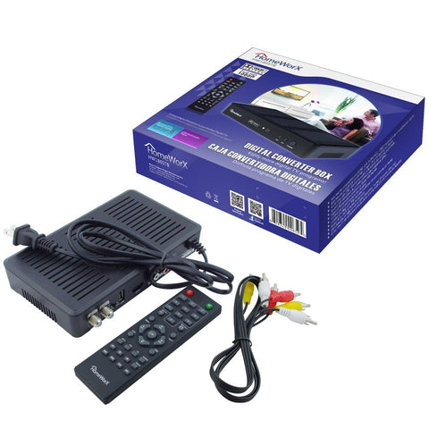 Mediasonic HomeWorx HDTV Digital Converter Box- HW180STB