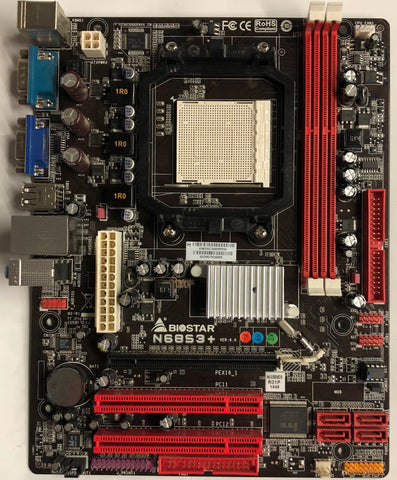 Biostar N6853+ Desktop Micro ATX Motherboard