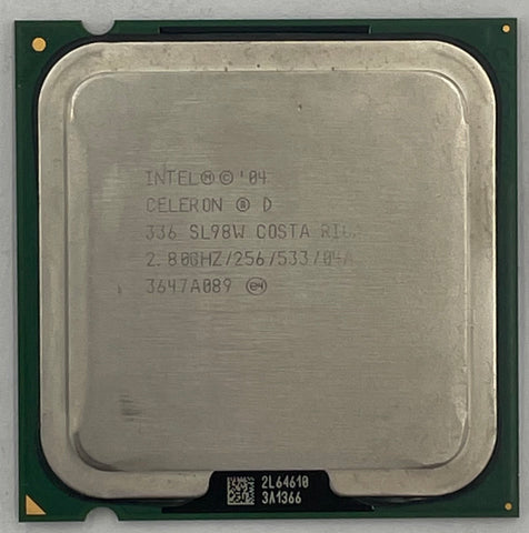 Intel Celeron D 336 Desktop CPU Processor- SL98W