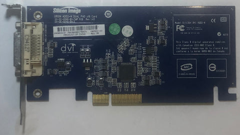 Silicon Image Orion Add2-N Dual Pad x16 PCI-E Graphics Card- Sill364