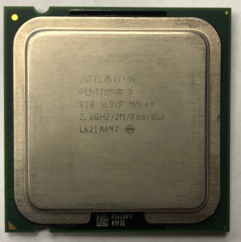 Intel Pentium D 820 CPU Processor- SL8CP