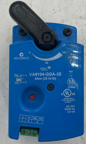 Johnson Controls VA9104-GGA-3S Non-Spring Return Actuator