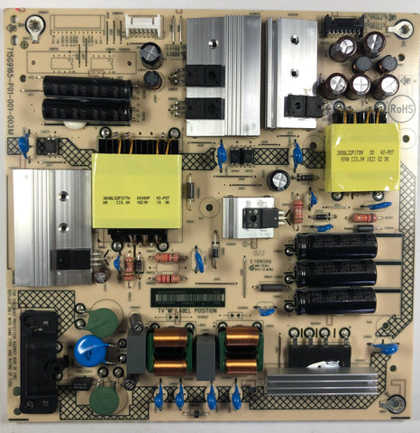 Vizo D43-F1 4K LED TV 715G9165-P01-001-003M Power Supply Board- ADTVI1812AAB
