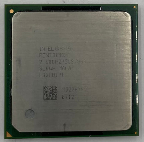 Intel Pentium 4 2.6 GHz Desktop CPU Processor- SL6WH
