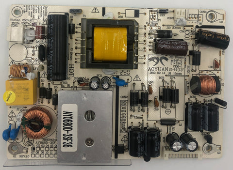 Sceptre E325BV-HD LED TV AY068D-3SF Power Supply Board- 3BS0042414