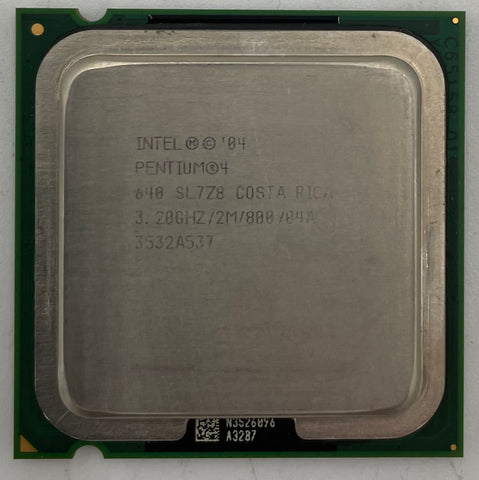 Intel Pentium 4 640 Desktop CPU Processor- SL7Z8