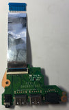 HP ProBook 450 G3 Laptop Dual USB/ Audio Board- DA0X63TB6F1