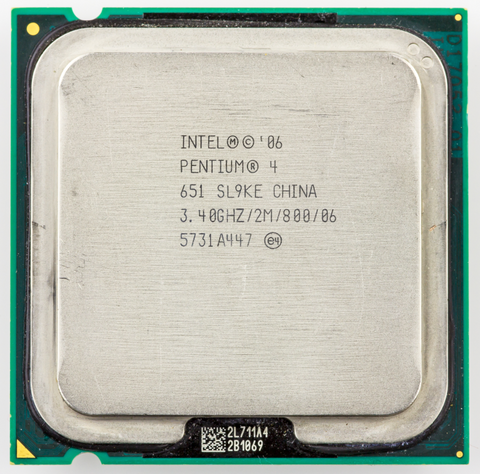 Intel Pentium 4 651 Laptop CPU Processor- SL9KE