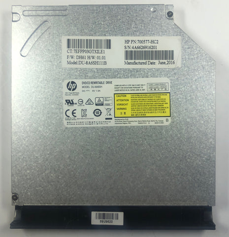 HP ProBook 450 G2 Laptop DU-8A6SH DVD/CD Rewritable Drive- 700577-HC2