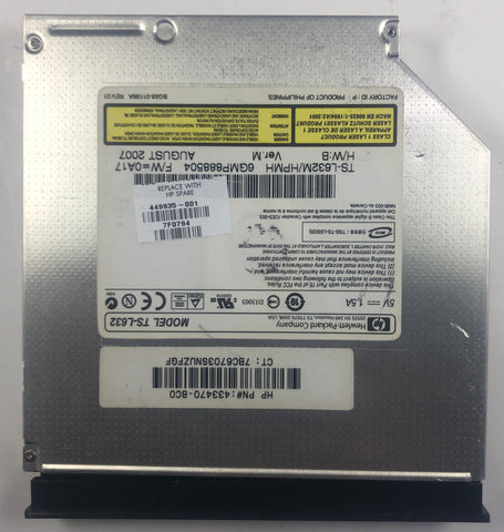 HP Pavilion dv6700 Laptop TS-L632 Super Multi Optical Drive- 449935-001