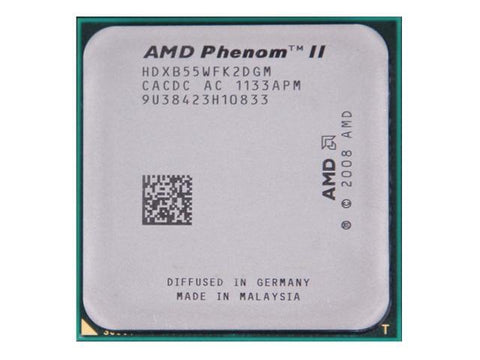 AMD Phenom II X2 B55 Desktop CPU Processor- HDXB55WFK2DGM