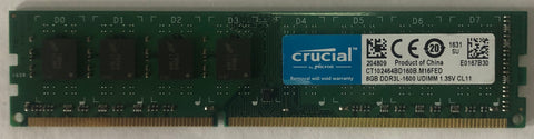 Crucial CT102464BD160B.M16FED 8GB DDR3 Desktop RAM Memory